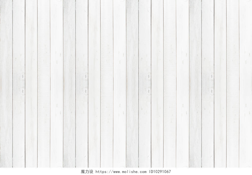 白色天然木墙纹理
